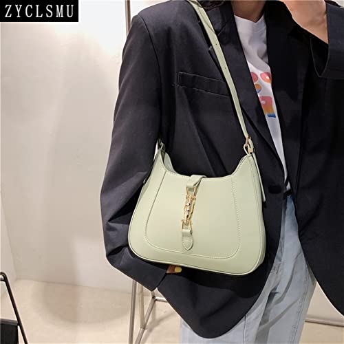 XCYY Purses and Handbags Leather Shoulder Crossbody Bags for Women Fashion Underarm Crossbody Bag for Women (Color : White, Size : 26 * 21 * 6cm) | The Storepaperoomates Retail Market - Fast Affordable Shopping