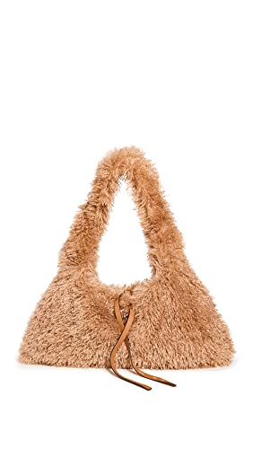 Proenza Schouler White Label Women’s Faux Shearling Hobo Bag, Caramel, One Size | The Storepaperoomates Retail Market - Fast Affordable Shopping