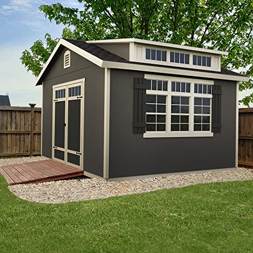 Handy Home Products Windemere 10×12 Do-it-Yourself Wooden Storage Shed with Floor | The Storepaperoomates Retail Market - Fast Affordable Shopping