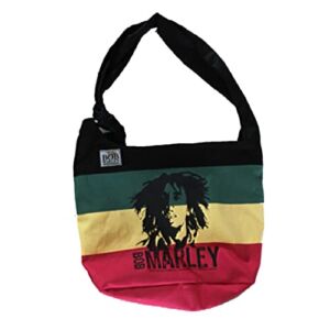 Official BOB MARLEY Rasta Tote Bag — Red, Yellow, Green & Black (Unisex)