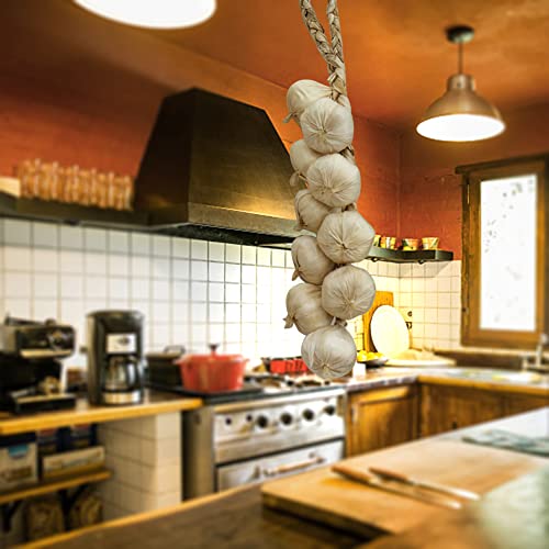 Ztexkee 2 Strings Simulation Artificial Lifelike Fake Vegetable Artificial Garlic Hanging Dried Garlic Foam Vegetables for Home Kitchen Decor Photography Props White Garlic | The Storepaperoomates Retail Market - Fast Affordable Shopping