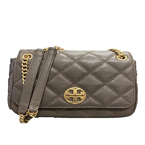 Tory Burch 87863 Volcanic Stone With Gold Hardware Willa Small Women’s Shoulder Crossbody Bag | The Storepaperoomates Retail Market - Fast Affordable Shopping