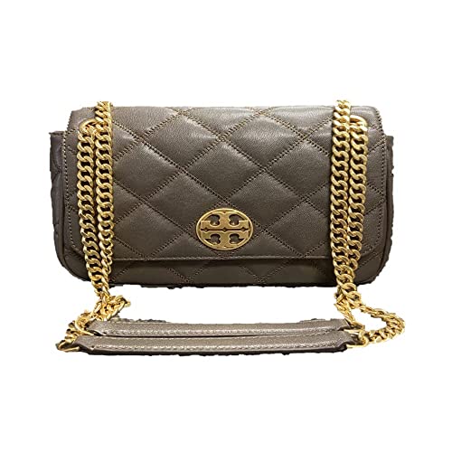 Tory Burch 87863 Volcanic Stone With Gold Hardware Willa Small Women’s Shoulder Crossbody Bag | The Storepaperoomates Retail Market - Fast Affordable Shopping