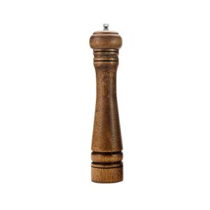 Pepper Grinder Refillable Pepper Grinders Salt Shakers With Adjustable Ceramic Rotor Oak Wood Pepper For home, kitchen, barbecue (Color : A, Size : 5inch)