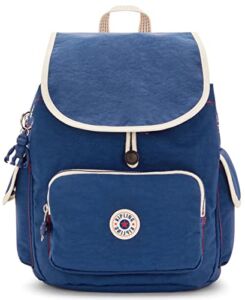 Kipling Women’s City Pack Small Backpack, Lightweight Versatile Daypack, Nylon School Bag, Admiral Blue Block