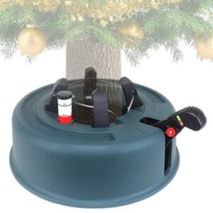 Christmas Tree Stand with Water Reservoir and Fast Clamp – Fits 6ft Tree with 5 inch Diameter