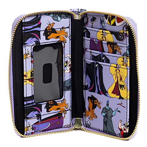 Loungefly Wallet, Disney Villains, Maleficent Ursula Evil Queen Hades Scar | The Storepaperoomates Retail Market - Fast Affordable Shopping