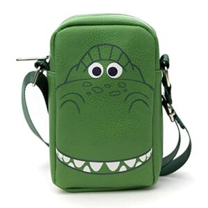 Disney Bag, Cross Body, Toy Story Rex Face Close-Up with I’M JUST A NERVOUS WRECK Quo, Vegan Leather