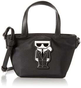Karl Lagerfeld Paris womens Amour Small Backpack Handbags Crossbody Black Multi Maybelle One Size, Black Multi Maybelle, One Size US