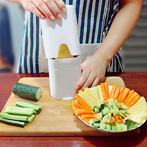 Vegetable Chopper, Convenient Potato Chip Cutter, Quick with Lid Potato Chopper, Innovative 44 Grids for Zucchini Home Kitchen Sweet Potatoes | The Storepaperoomates Retail Market - Fast Affordable Shopping