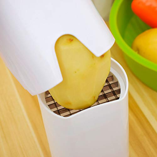 Vegetable Cutter, Potato Chipper, with Lid 44 Grids Durable for Sweet Potatoes Zucchini Kitchen Home | The Storepaperoomates Retail Market - Fast Affordable Shopping