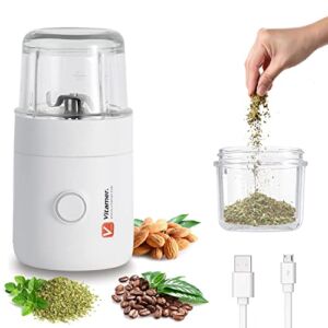 Grinder for Spices and Seeds, Nuts Herb Spice Grinder Electric Mini, Multifunctional Wireless Electric Grinder for Kitchen