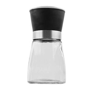 Tatoonly Superjiuex Creative Home Kitchen Accessories Stainless Steel Glass Manual Pepper Salt Spice Mill Grinder Pepper Grinder Spice Container