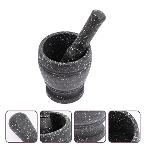 TOPBATHY Mortar and Pestle Set Manual Garlic Mincer Crusher Chinese Medicine Grinder Plastic Garlic Masher Sturdy Masher Kitchen Tool for Home Kitchen Use | The Storepaperoomates Retail Market - Fast Affordable Shopping