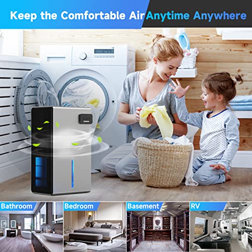SIMSEN 95oz Dehumidifiers for Home, 7000 Cubic Feet(720 sq ft) Quiet Dehumidifier for Home with Drain Hose and 2 Working Modes, Portable Small Dehumidifiers for Bedroom Bathroom Basements Closet RV | The Storepaperoomates Retail Market - Fast Affordable Shopping