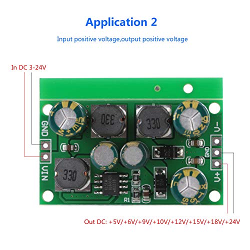 DC to DC Buck Boost Power Supply Negative Converter Positive Negative Voltage Step Up Down Regulator High Efficiency Voltage Regulator Module(Output Voltage ±12VDC) | The Storepaperoomates Retail Market - Fast Affordable Shopping