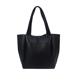 VODIU Womens PU Leather Tote Bag for Women Handbags Top Handle Bags Purses Large Capacity Shoulder Bag
