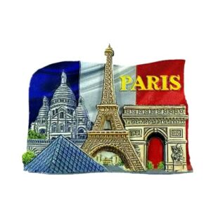 Paris France Refrigerator Magnet Travel Souvenir Gift Home Kitchen Decoration 3D Fridge Magnetic Sticker