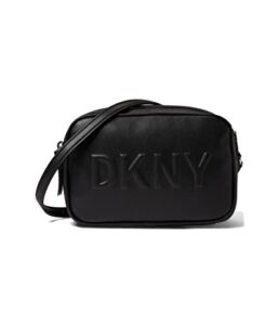 DKNY Tilly Double Zip Crossbody Black/Silver One Size