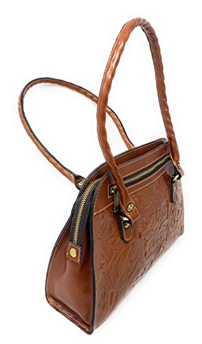 Patricia Nash Tooled Leather Calvi Satchel, Florence | The Storepaperoomates Retail Market - Fast Affordable Shopping