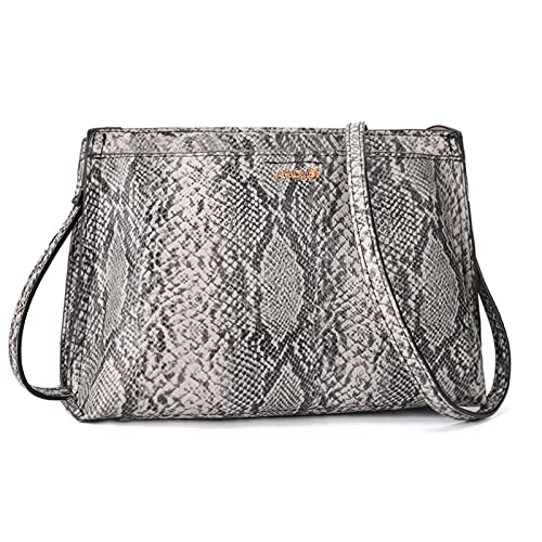 AFKOMST Small Crossbody Bags for Women Snakeskin Shoulder Purse and Handbag Faux Leather | The Storepaperoomates Retail Market - Fast Affordable Shopping