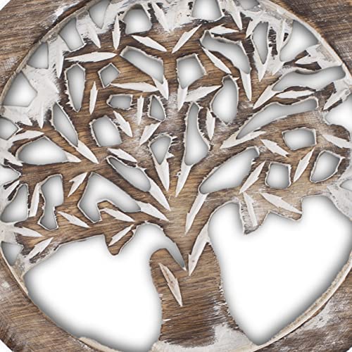 Handmade Wooden Trivet for Hot Dishes Plates & Pots Holder Hot Pad for Kitchen & Dining Table Decor Cookware Heat Resistant Rustic Decorative Carvings Tabletop Home & Dining Table Essentials (White) | The Storepaperoomates Retail Market - Fast Affordable Shopping