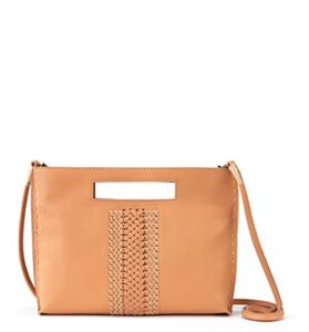 The Sak Linden 3-in-1 Convertible Crossbody Bag in Leather, Adjustable & Removable Straps, Natural Vachetta