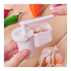 Garlic Press Manual Garlic Ginger Masher Shredder Cutter Hand Presser Mincer Masher Kitchen Tool for Home Kitchen (Color : A)