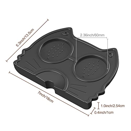 Espresso Tamper Mat, Food Safe Silicone Coffee Corner Tamping Mat Anti-Slip, Soft Station Holder Pads for coffee maker Barista Tool Home kitchen, Soft Tamp Mat Black for Kitchen Office Counters | The Storepaperoomates Retail Market - Fast Affordable Shopping