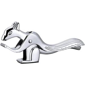 YPKJGFGS Squirrel Shaped Walnut Crusher, Cute Nut Opening Pliers, Creative Metal Nutcracker, Kitchen Gadgets for Most Nuts