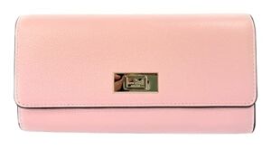 Kate Spade New York Lucia Large Slim Flap Wallet (Chalk Pink)