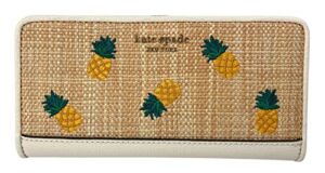 Kate Spade New York Darcy Large Slim Pineapple Bifold Wallet