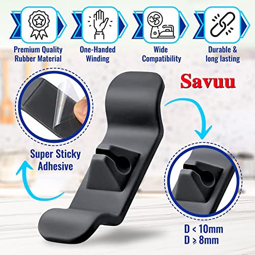 Savuu 9Pcs Cord Organizer for Appliances,Kitchen Appliance Cord Winder,Cord Wrap Cord Holder Cable Organizer, for Mixer, Blender, Coffee Maker, Pressure Cooker and Air Fryer | The Storepaperoomates Retail Market - Fast Affordable Shopping