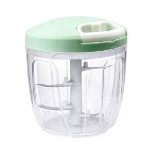 Manual mixer. Meat, vegetable chopper garlic chopper and grinder. Manual grinder. Manual chopper. hand robot. 900 ml, practical use and does not require electricity. kitchen accessories, Green