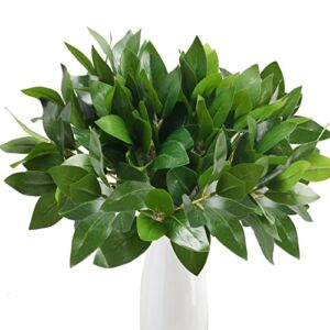 AILANDA 6PCS Artificial Greenery Stems Faux Eucalyptus Branches for Vase Fillers Shurbs Bush Home Wedding Party Kitchen Indoor Outdoor Decoration