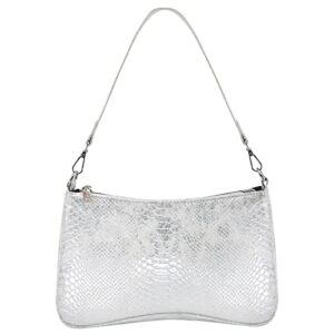 Shoulder Bags for Women, Retro Classic Clutch Small Shoulder Handbag With Widened houlder Strap and Zipper