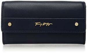 Tommy Hilfiger Quinn Flap Wallet, Tommy Navy