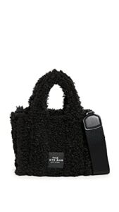 Marc Jacobs Women’s The Teddy Micro Tote, Black, One Size