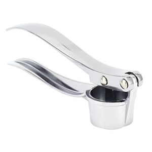 Garlic Press Stainless Steel Professional Easy Clean Garlic Mincer Crusher for Home Kitchen Chopping Grind Garlic Color Drawing Taste