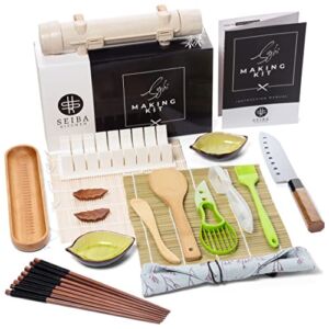 Sushi Making Kit For Beginners – Premium Grade Sushi Maker Kit – Master Sushi With Our Complete Sushi Rolling Kit – DIY Sushi Making Kit For Home – Sushi Bazooka Included For Rolling The Perfect Sushi