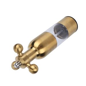 Pepper Grinder Mill, Pepper Mill Adjustable Lightweight Easy To Use for Home Kitchen for Picnic Dinner Parties Restaurant Bbq(Golden tuba)
