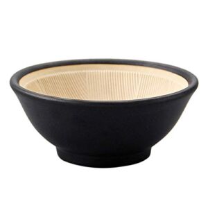DOITOOL Ceramic Grinding Bowls Japanese Style Mortar Bowsl Suribachi Mortar Food Container for Home Kitchens Restaurant Hotel
