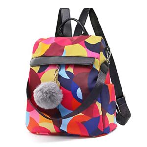 HAOOT Backpack Purse for Women Waterproof Rucksack Anti-theft Handbag Travel Bag