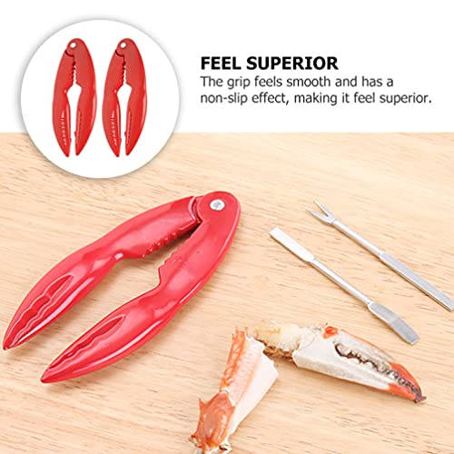 YARDWE Seafood Opener Tool 2Pcs Alloy Lobster Crackers Walnut Nut Clip Nutcracker Sheller Opener Seafood Crab Lobster Crackers Clips for Home Kitchen Walnut Seafood Shell Open Tool Lobster Forks | The Storepaperoomates Retail Market - Fast Affordable Shopping