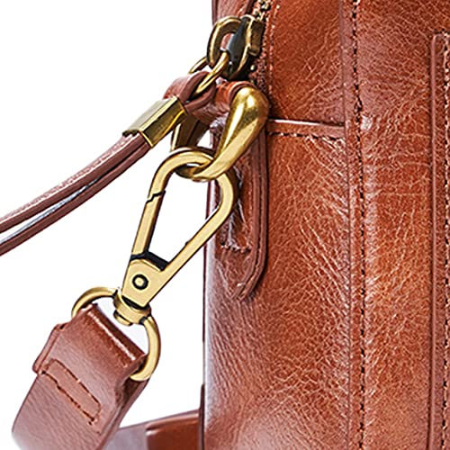 N/C Leather Wristlet Clutch Wallet Purses Small Crossbody Bags for Women The Transport Camera Bag (English Saddle) | The Storepaperoomates Retail Market - Fast Affordable Shopping