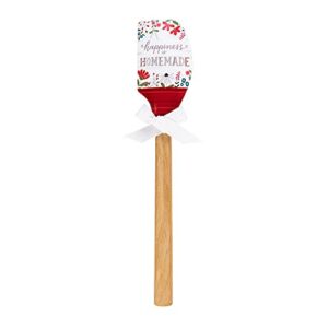 Shannon Road Gifts Classic Kitchen Silicone Spatula, 12.5-Inches, Happiness Is Homemade