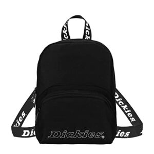 Dickies Cute Mini Backpack For Girls, Small Backpack Purse For Women, Kids Travel Shoulder Bag (Black)