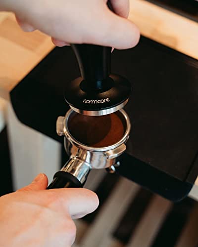 Normcore V4 Coffee Tamper 53.3mm – Spring-loaded Tamper – Barista Espresso Tamper with 15lb / 25lb / 30lbs Replacement Springs – Anodized Aluminum Handle and Stand – Flat Base | The Storepaperoomates Retail Market - Fast Affordable Shopping