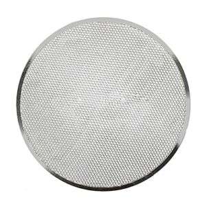 Pizza Screen, 6/8/9/10/12/14 Inch Aluminum Alloy Non Stick Mesh Net Bakeware Accessories Pizza Screen, Baking Tray Cookware Kitchen Tool for Restaurant Home Kitchen(Size:12inch)