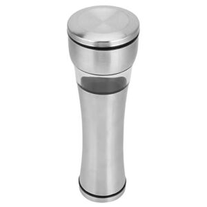 Salt and Pepper Grinder, Stainless Steel Easy To Clean Pepper Grinder with Top Lock for Sea Salt Small Peppercorn Black Pepper for Home Kitchen